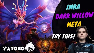 LEARN THIS!! 1 hour with YATORO Dark Willow IMBA META Safelane dota 2 gameplay!! #dota2 #dota