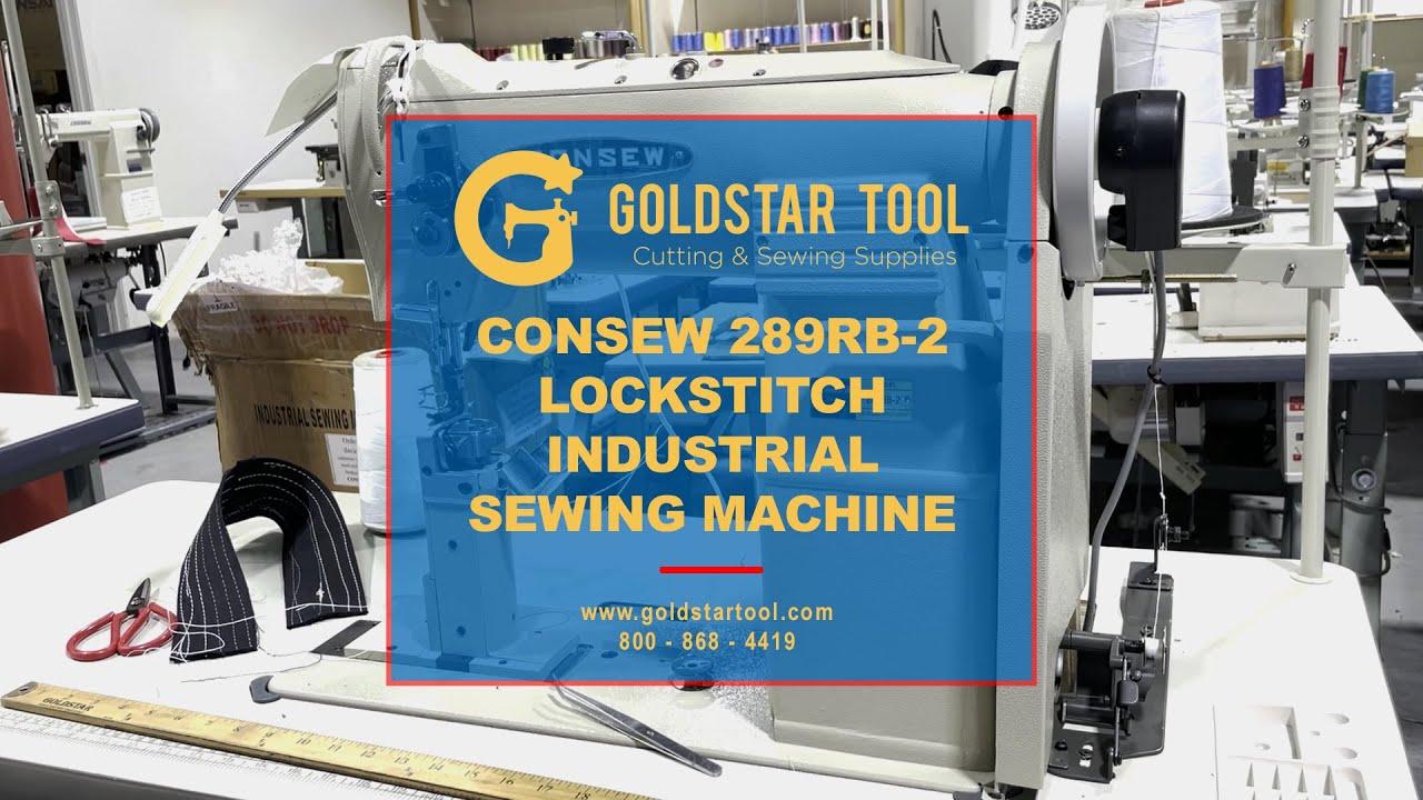 Product Showcase - Consew 289RB-2 Lockstitch Industrial Sewing Machine ...