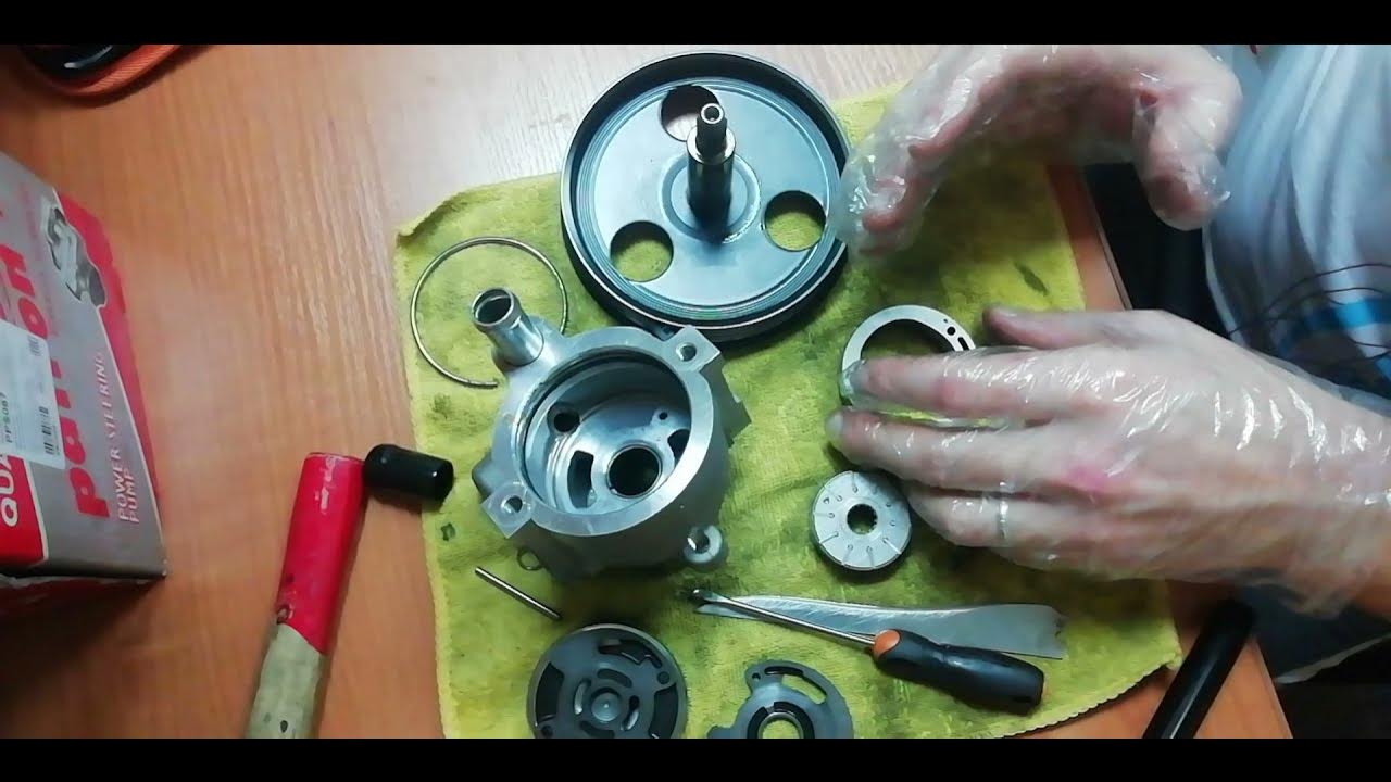 Течет насос гидроусилителя Рено Логан 2. Как разобрать и проверить ...