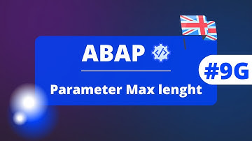 SAP ABAP - Parameter Maximum length