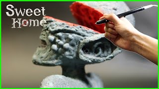 [3D PEN] How to make figures Sweet Home creature with 3D pen 스위트홈 연근이 피규어 만들기