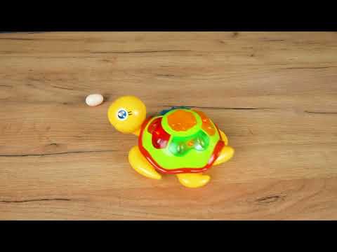 Інтерактивна іграшка Музична Черепашка TK Group Українське озвучування, видео 1