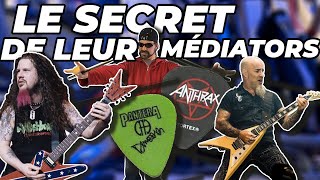 LE SECRET DES MÉDIATORS DE DIMEBAG DARRELL & SCOTT IAN (Pantera & Anthrax)