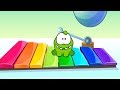 Om Nom plays xylophone and learns colors / Learn English with Om Nom / Educational Cartoon