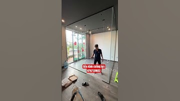 Vách cửa kính cường lực 10ly #nhomkinhthanhcong #kinhcuonglucsaigon