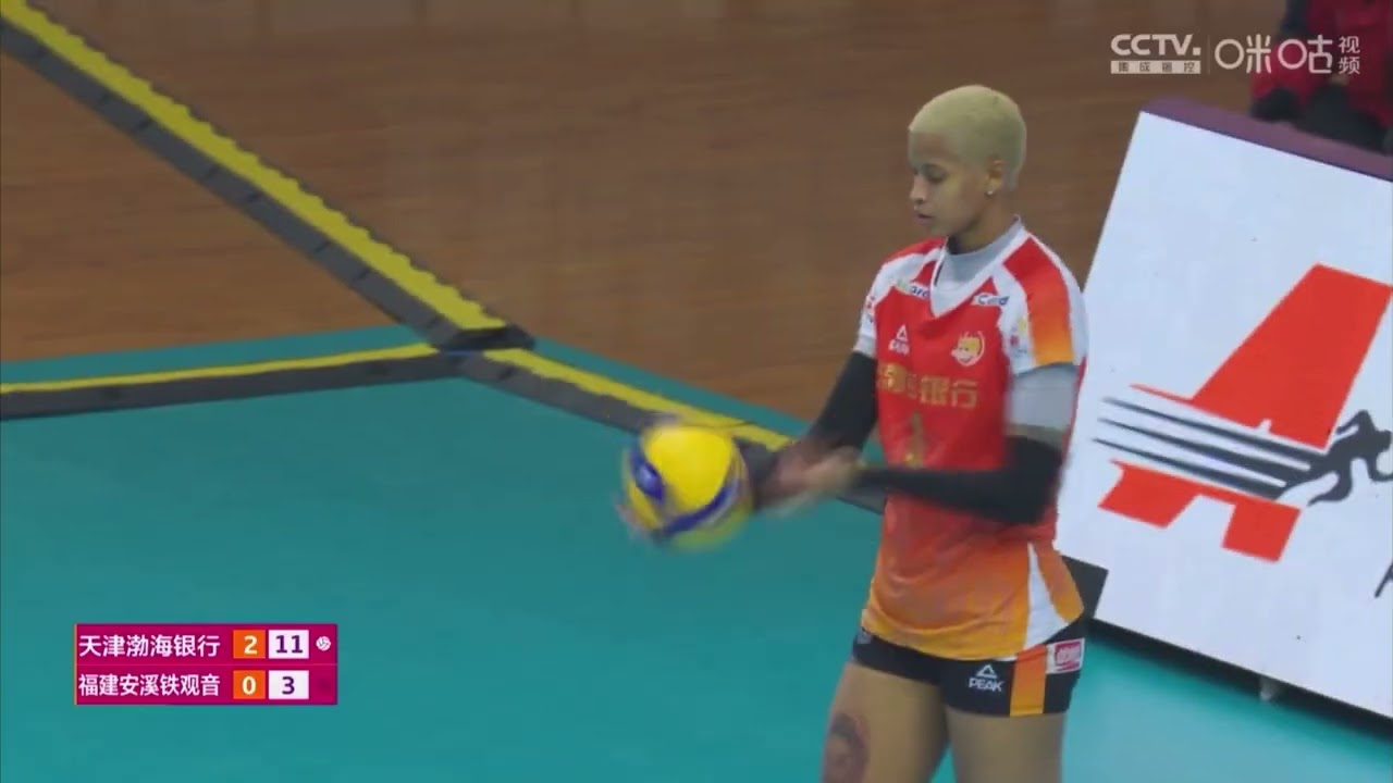 Melissa Vargas scores 23 pts as Tianjin beat Fujian 3-0｜Chinese Womens # Volleyball League｜排超联赛 天津女排