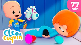 Ten Eggs In A Bed 🥚🎵 And More Nursery Rhymes By Cleo And Cuquin | Children Songs