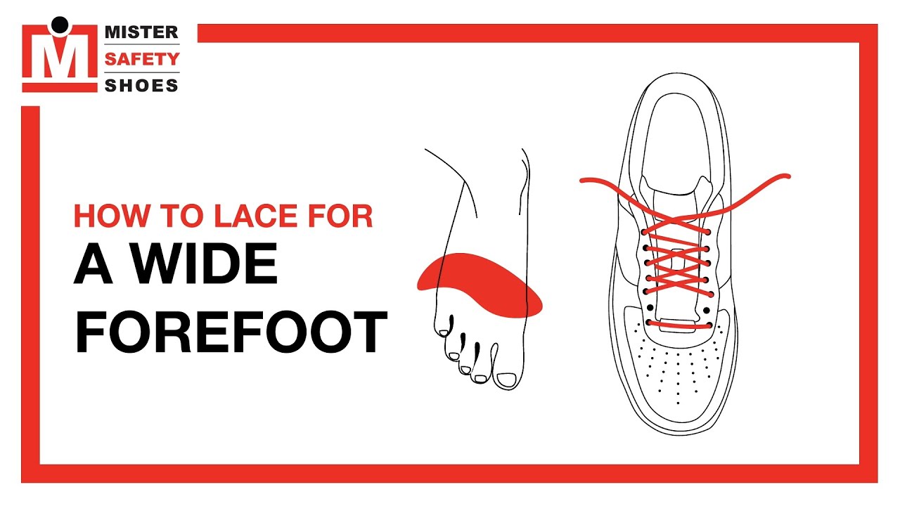 How to Lace for a Wide Forefoot | Lacing Techniques - YouTube