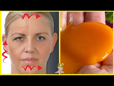 جب آپ 50 سال کے ہوں تو 30 کی طرح دکھنے کے لیے انڈے کی زردی کا چہرہ کیسے لگائیں! DIY چہرے کا ماسک۔