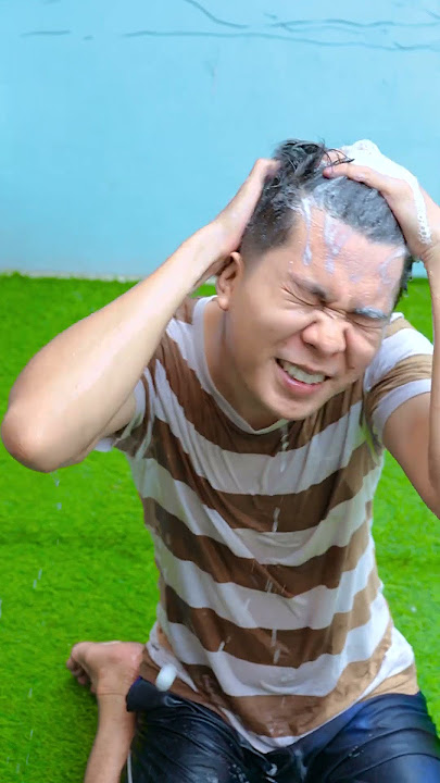 Papoy Mandi Pakai Air Liur Aletha #alethaabew