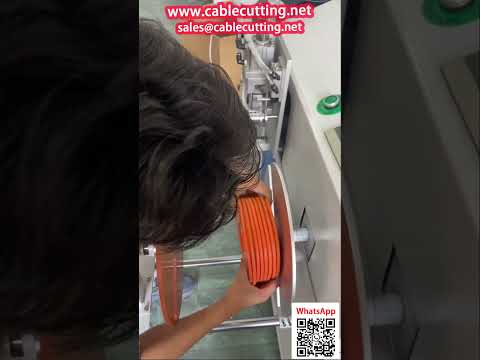 Coiled Power Cord Winding and Counting Machine for Sheathed Cables