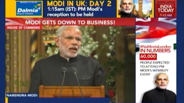 Modi Becomes First Indian PM To Address UK Parliament