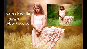 Tutorial Adobe Photoshop  3 Camera Raw Filter