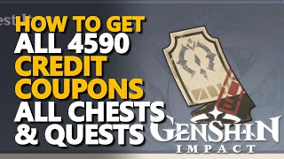 How to get all Credit Coupons Genshin Impact
