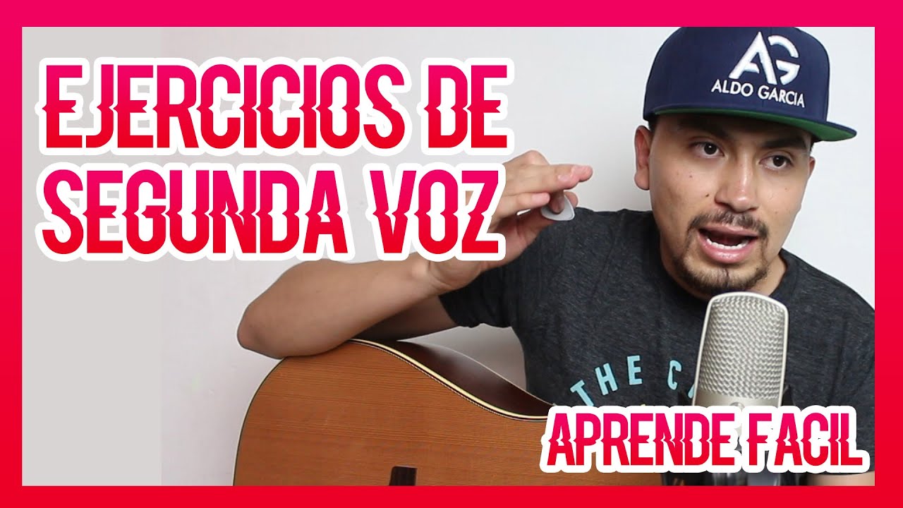 EJERCICIOS DE SEGUNDA VOZ (TUTORIAL DE CANTO)