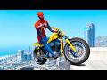 SPIDERMAN CRAZY JUMPSFALLS GTA 5 Spider Man Gameplay 