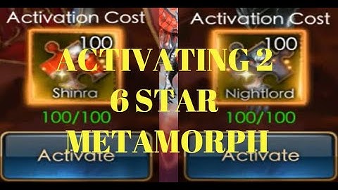 Toy Capsule | Activating 2 6 star Metamorph & Wings - Legacy of Discord - Furious Wings