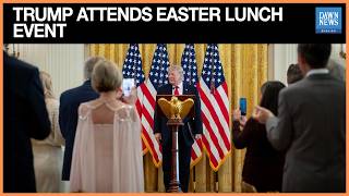 President Trump Participates in Easter Lunch Event at White House | Dawn News English