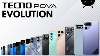 Evolution Of Tecno Pova Series 2020-2025 Tecno Pova Topova Slim Evolution