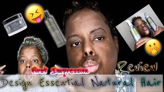 Wash & Go featuring Design Essential Natural Review | Brand Ambassador | First Impression Review