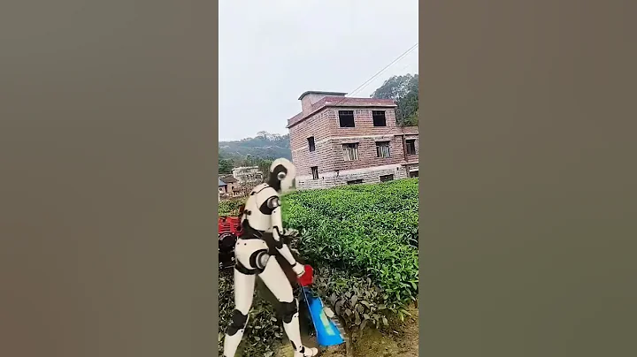 Farming Robot Harvests with Precision in Rural Fields 🌱🤖 | Future of Agriculture #shortsfeed