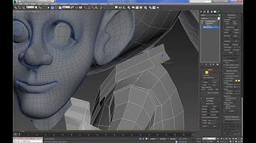 Cartoon Character For Production 3DMax (Modeling : Body) : 02  (06)