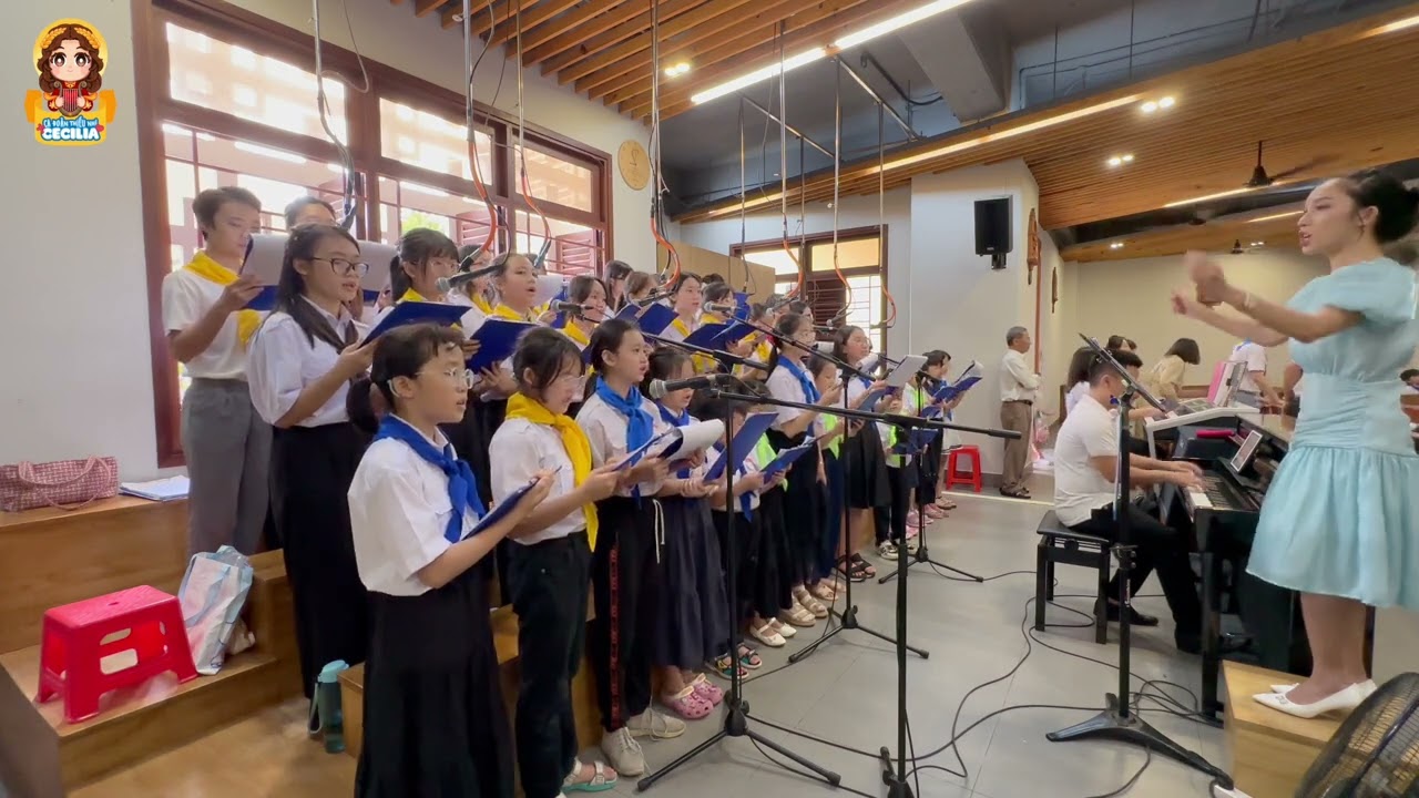 Ngài là cuộc sống của con (Thanh Lâm) & Cầu cho cha mẹ 2 (Phanxico)|Ca đoàn thiếu nhi Cecilia