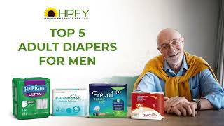 Top 5 Adult Diapers for Men | Best Diapers for Adults | HPFY - YouTube