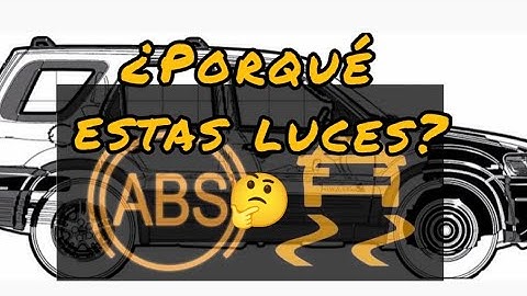 Testigos del  ABS Y control de tracción encendidas. Cómo solucionarlo.