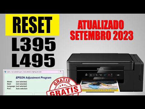 video Reset atualizado Epson L395 e L495 totalmente gratuito.