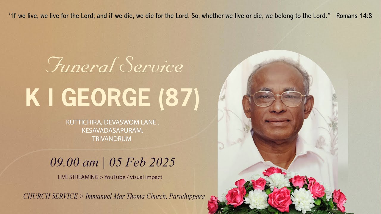 K I GEORGE | Funeral Service LIVE - YouTube