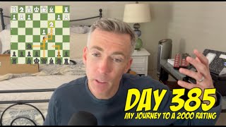 Day 384: Playing chess every day until I reach a 2000 rating