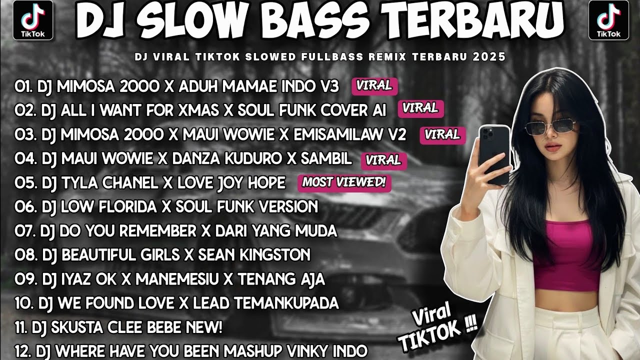 DJ SLOW BASS TERBARU 2025 🎵 DJ MIMOSA 2000 X ALL I WANT FOR XMAS X MAUI WOWIE X CHANEL X LOW FLORIDA