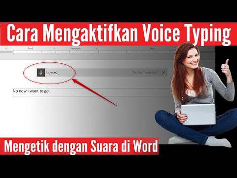 cara mengaktifkan voice typing di word 