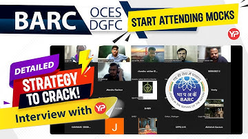 Detailed strategy to crack BARC interview | Mock session started
