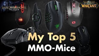 My Top 5 MMO mouses/mice (for FFXIV or WoW)
