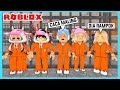 Aku dan adiku dipenjara karna jadi perampok di roblox brookhaven ft shasyaalala