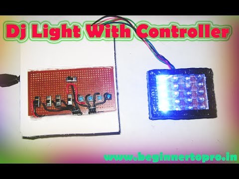 How to make a Dj light with Control Pad using arduino uno - YouTube