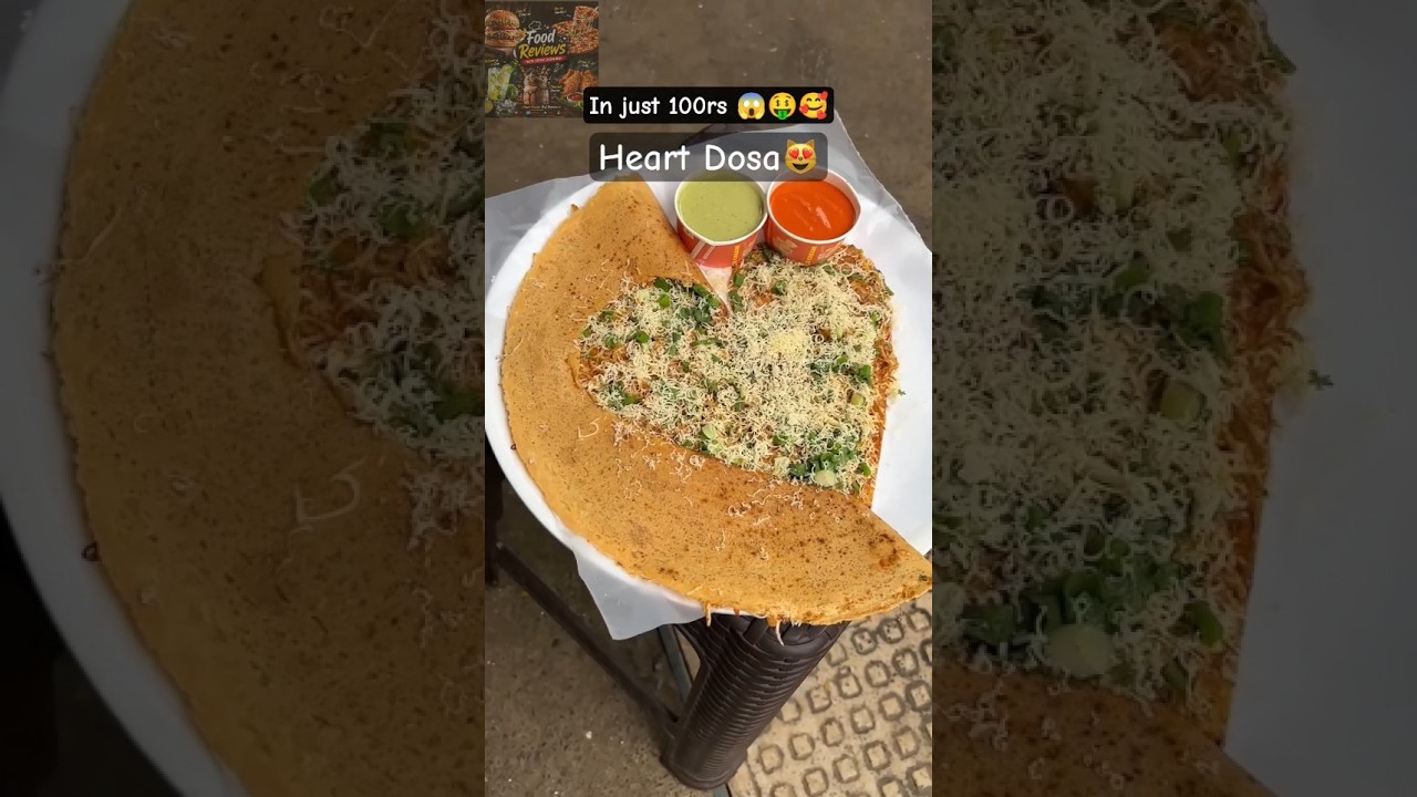 🔥 Crispy Hot Dosa Pudi 😍 Only ₹100! Worth it? 🤤❤️#Dosa #FoodReview #StreetFood #IndianFood #Food