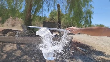 sharp testing the XL Gladius Dagger