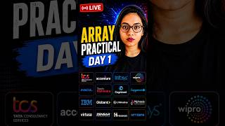Day 1 Array practical for Interview