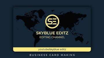 Business/Visiting Card Design Pixellab Tutorial