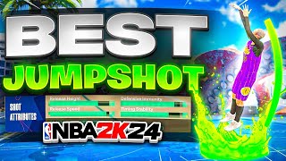 I CREATED THE SMOOTHEST JUMPSHOT IN NBA 2K24!