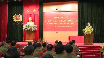 Khai mạc Hội nghị sơ kết công tác Công an 6 tháng đầu năm 2019
