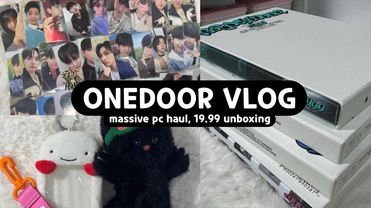 [ONEDOORLOG] 원도어로그 BOYNEXTDOOR 19.99 ALBUM UNBOXING / BBNEXDO / HUGE PC HAUL