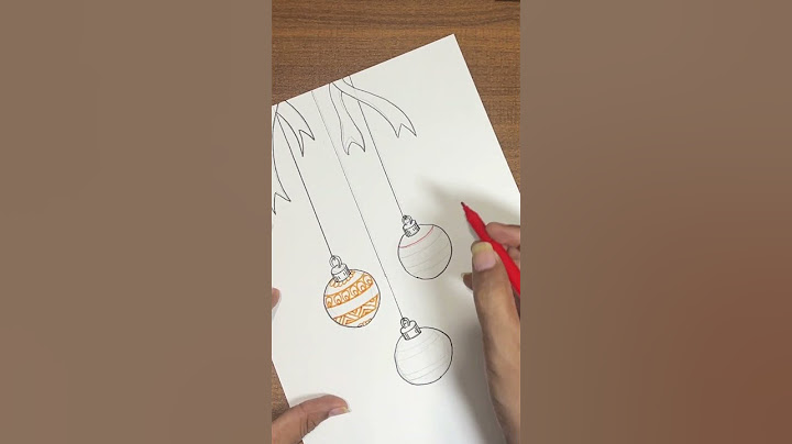 Christmas balls #hangings | Easy Christmas drawing #creative #howto #learn #draw