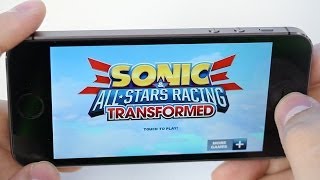 AppQuest - Sonic & All-Stars Racing Transformed App Review & Gameplay ( iPhone, iPod Touch, iPad ) screenshot 4