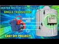 Water Motor Controller with Single Transistor