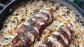: The Easiest Chicken Alfredo || Cook in under 30 minutes!