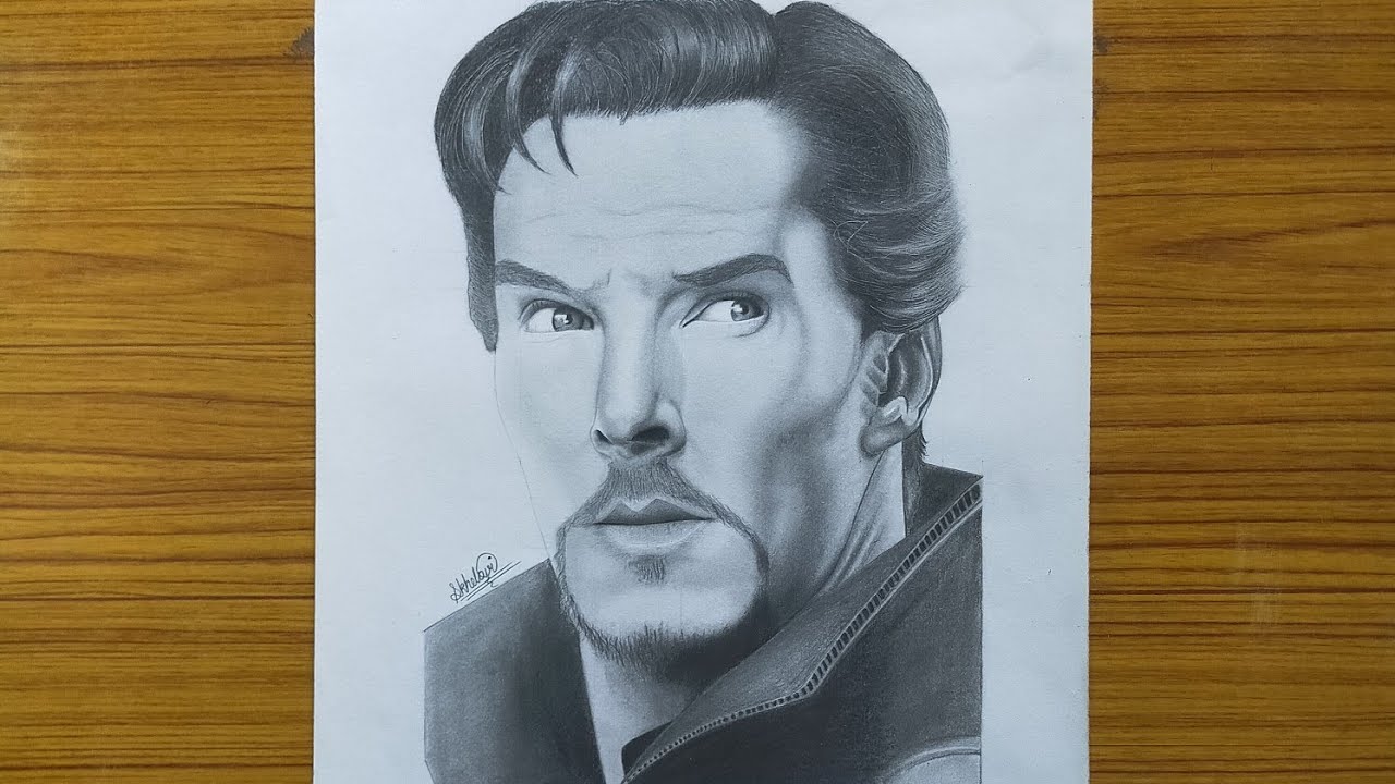 Dr. Strange - pencil drawing ️ - YouTube